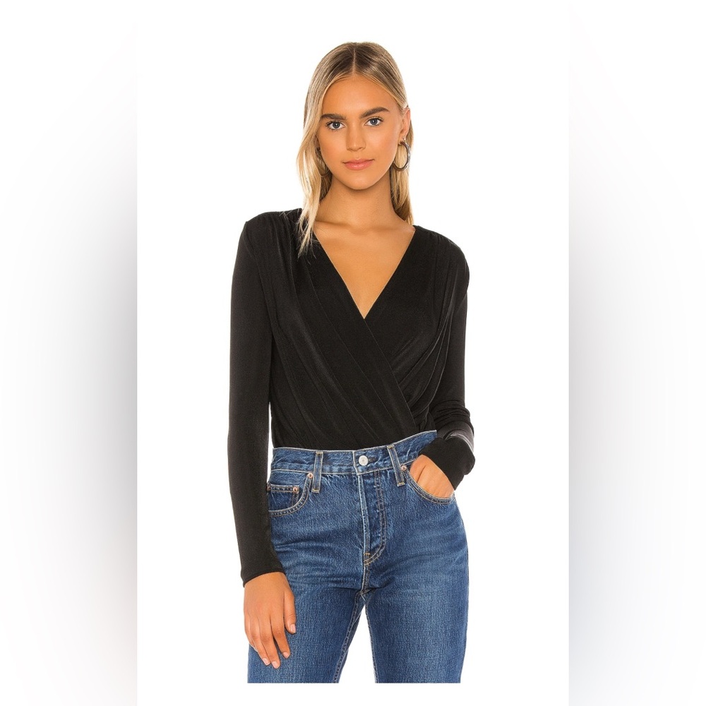 Free People Turnt bodysuit in black size XS